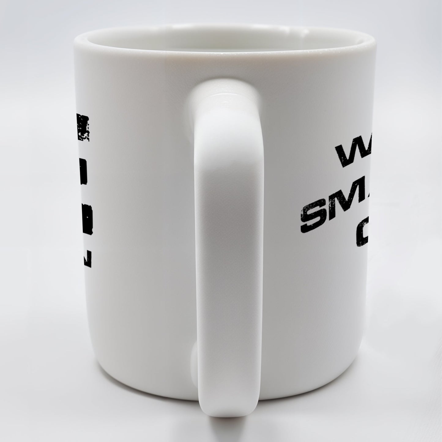 World's Smallest Smiley Face Humor Mug - Personalized Custom Coffee Mug - BST125_MG