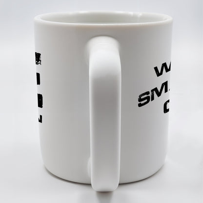 World's Smallest Smiley Face Humor Mug - Personalized Custom Coffee Mug - BST125_MG