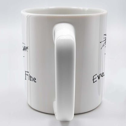 It's Fine, I'm Fine, Everything Is Fine Cartoon Character - Personalized Custom Coffee Mug - BST136_MG