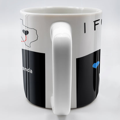 I Miss You So Much, Long-Distance Friendship Mug - Personalized Custom Coffee Mug - BST138_MG