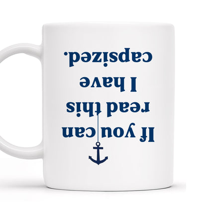 Coffee Compass Series With Anchor Design - Personalized Custom Coffee Mug - BST139_MG