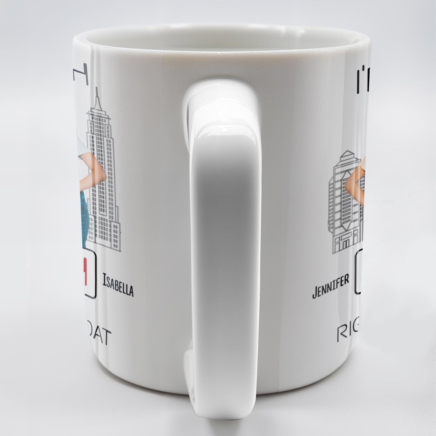 I'd Punch A B*tch for You Right in the Throat, Best Friends Design - Personalized Custom Coffee Mug - BST147_MG