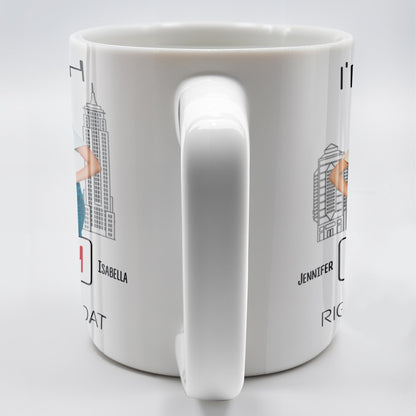 I'd Punch A B*tch for You Right in the Throat, Best Friends Design - Personalized Custom Coffee Mug - BST147_MG
