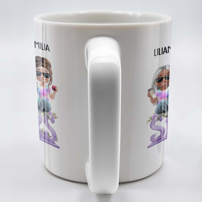 Sisters, Avatars And Flowers - Personalized Custom Coffee Mug - BST160_MG