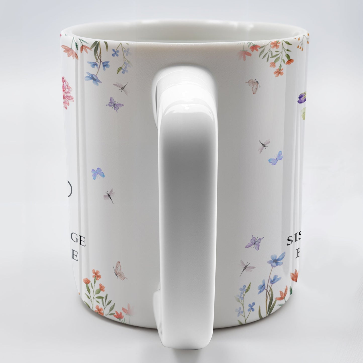 Sisters By Marriage Friends By Choice With Floral Design - Personalized Custom Coffee Mug - BST182_MG