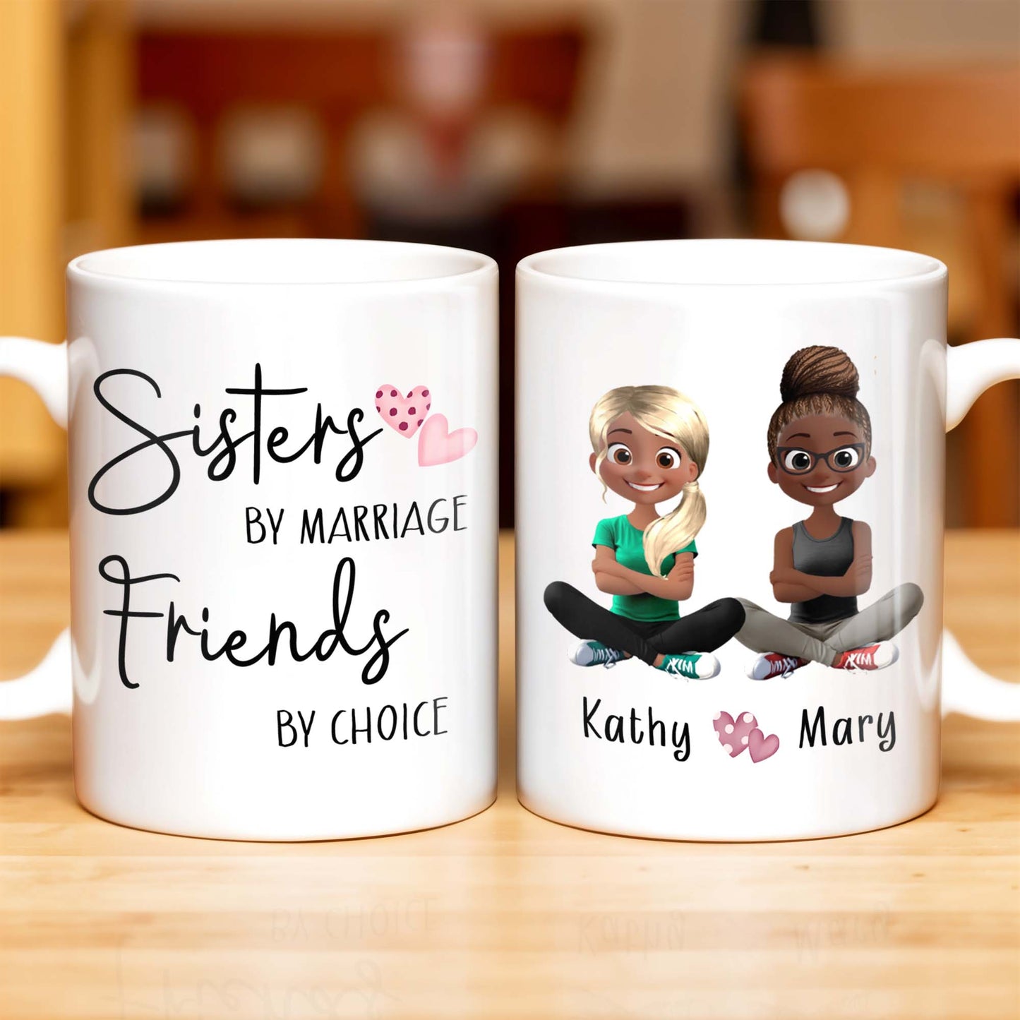 Celebrate Friendship, Customize with Your Names - Personalized Custom Coffee Mug - BST185_MG