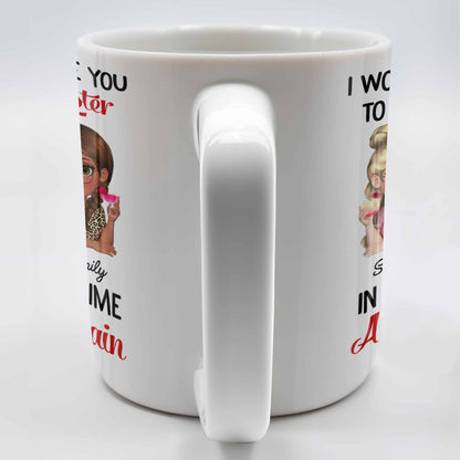 I Would Choose You To Be My Sister, Cartoon Characters - Personalized Custom Coffee Mug - BST241_MG
