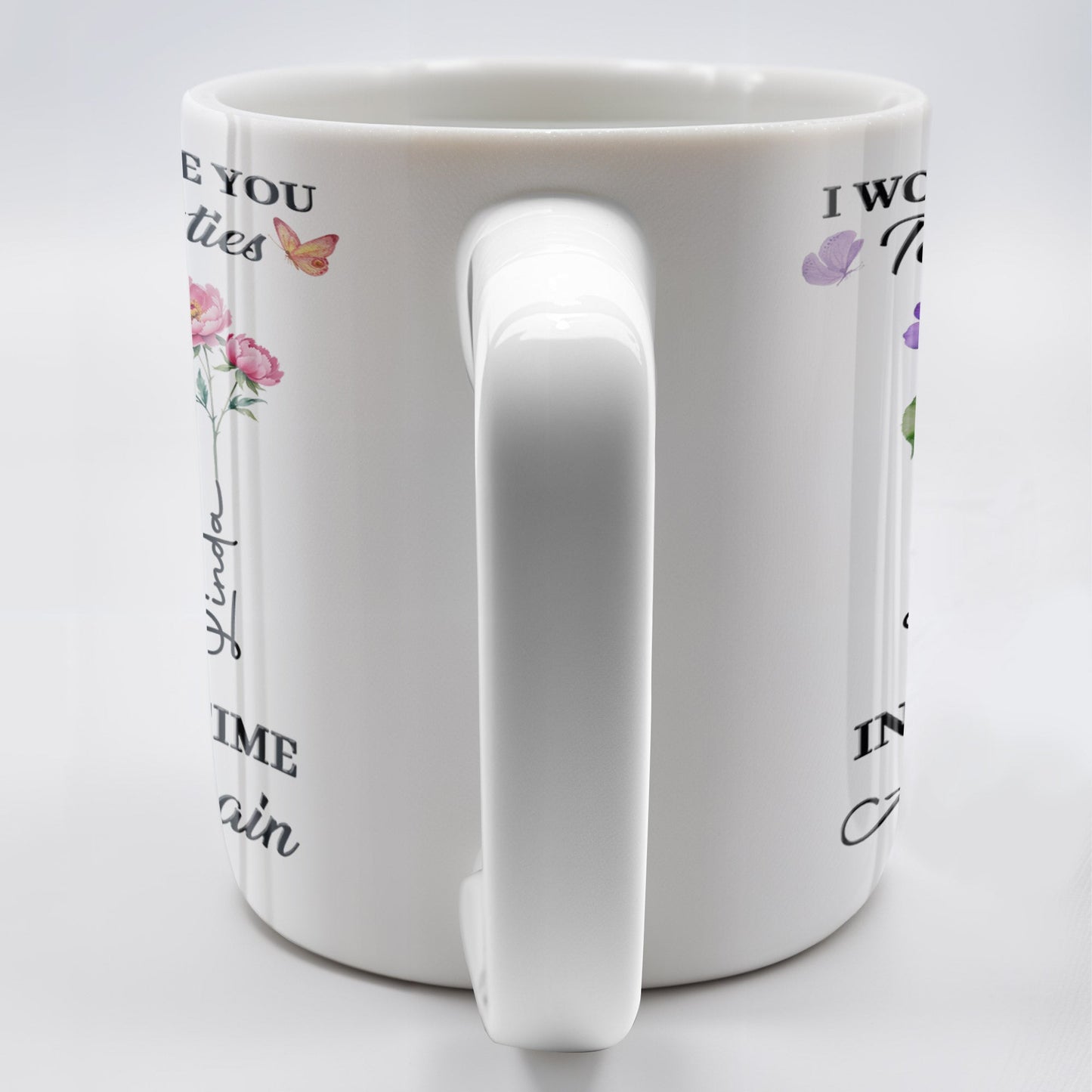 Choose You To Be My Besties, Flowers And Butterflies - Personalized Custom Coffee Mug - BST265_MG