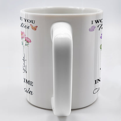 Choose You To Be My Besties, Flowers And Butterflies - Personalized Custom Coffee Mug - BST265_MG
