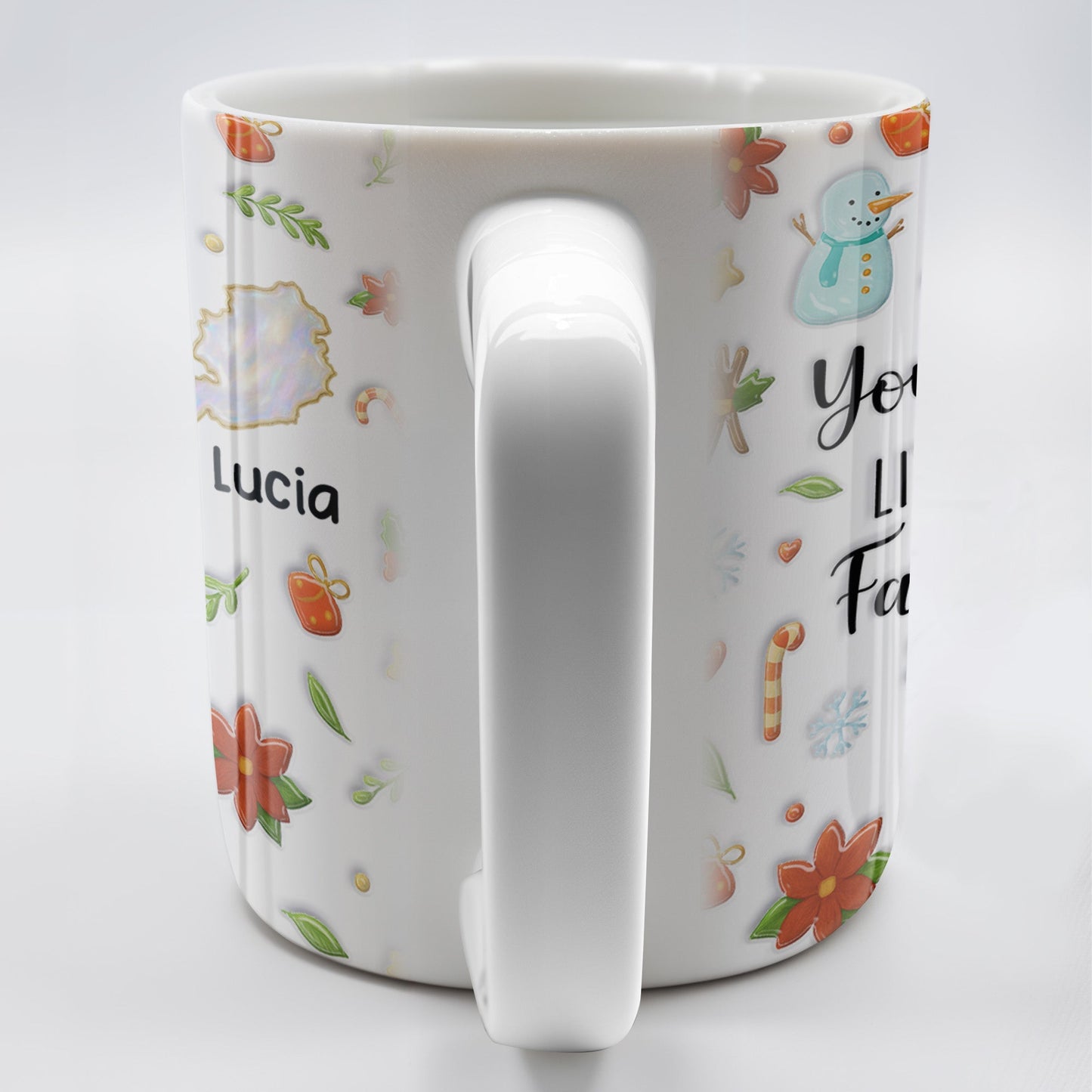 You Seriously Live Too Far, Countries Map And Hearts Design - Personalized Custom Coffee Mug - BST422_MG