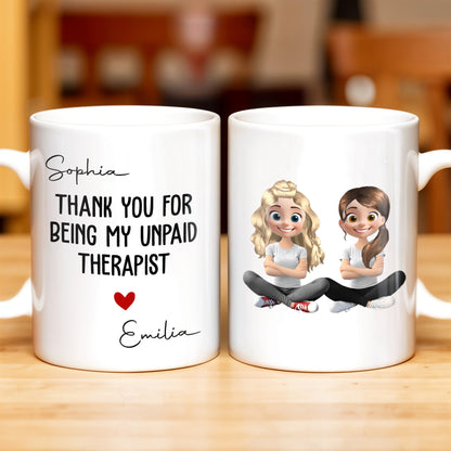 Celebrate Your Unbreakable Bond With Besties Mug - Personalized Custom Coffee Mug - BST454_MG