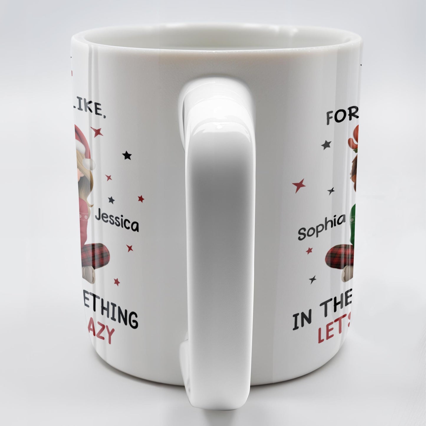 I'd Take A Bullet For You, But Let's Not Get Crazy, Christmas Theme - Personalized Custom Coffee Mug - BST465_MG