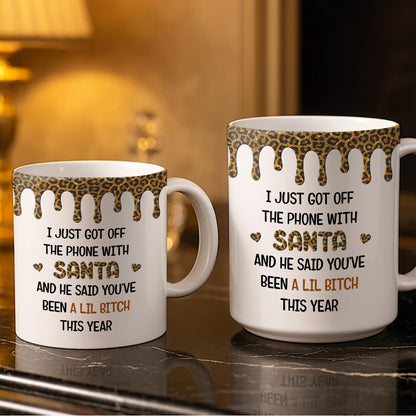 Celebrate Friendship With Stylish Besties Leopard Print - Personalized Custom Coffee Mug - BST508_MG