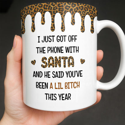 Celebrate Friendship With Stylish Besties Leopard Print - Personalized Custom Coffee Mug - BST508_MG