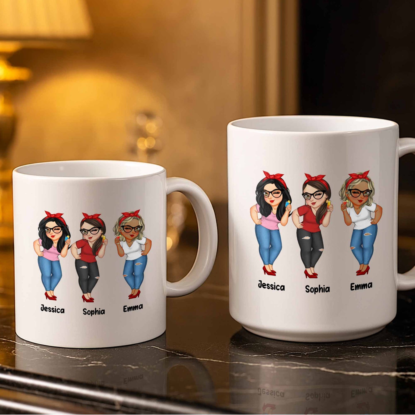 We Are More Than Friends Small Gang Mug - Personalized Custom Coffee Mug - BST519_MG