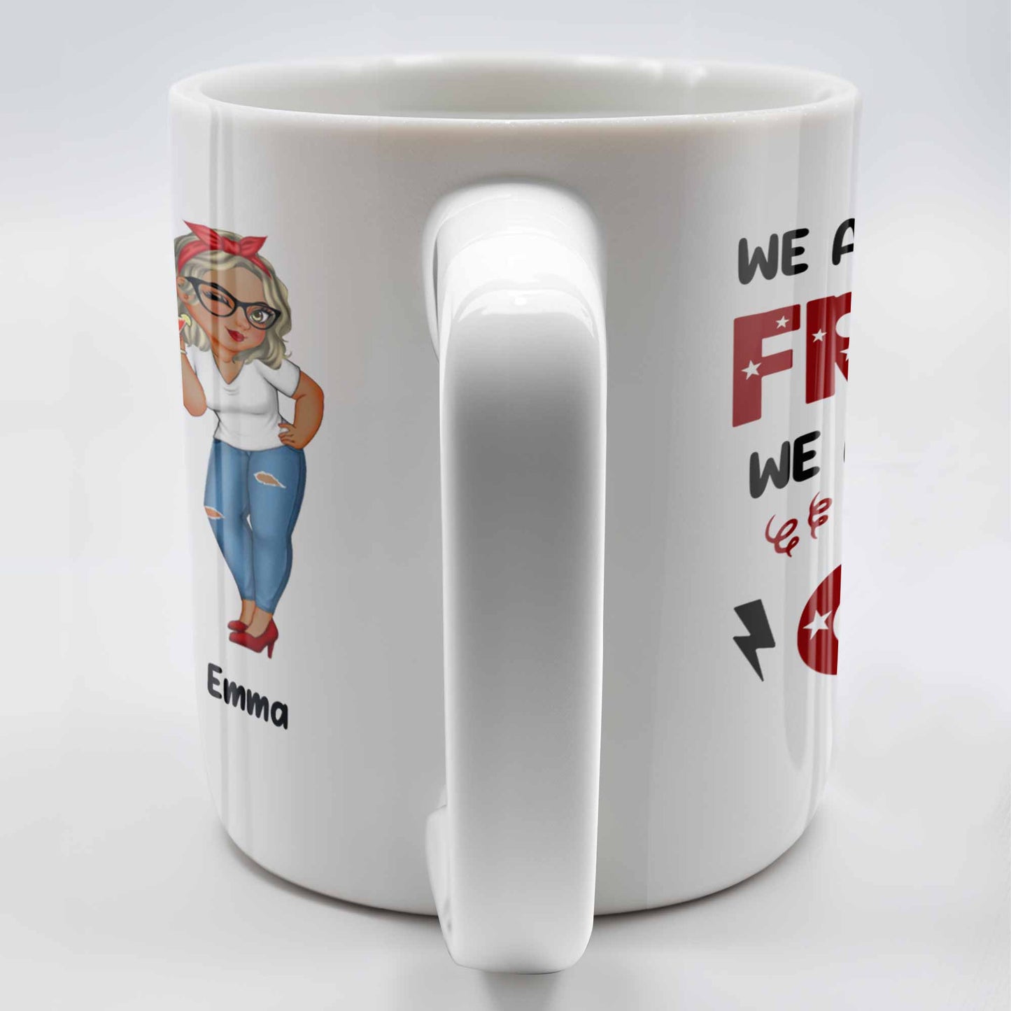 We Are More Than Friends Small Gang Mug - Personalized Custom Coffee Mug - BST519_MG
