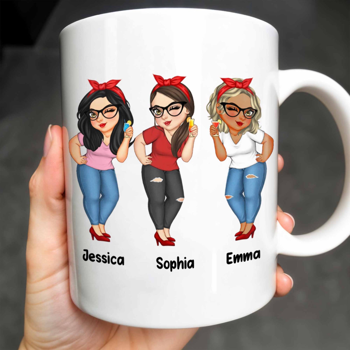 We Are More Than Friends Small Gang Mug - Personalized Custom Coffee Mug - BST519_MG