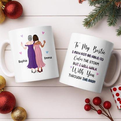 Celebrate Friendship With Elegant Dresses And Toasts - Personalized Custom Coffee Mug - BST522_MG