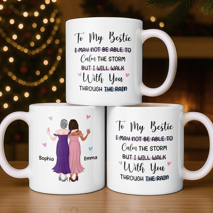 Celebrate Friendship With Elegant Dresses And Toasts - Personalized Custom Coffee Mug - BST522_MG