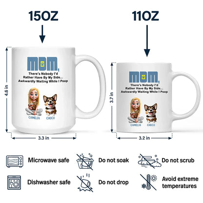 There's Nobody I'd Rather - Personalized Mug