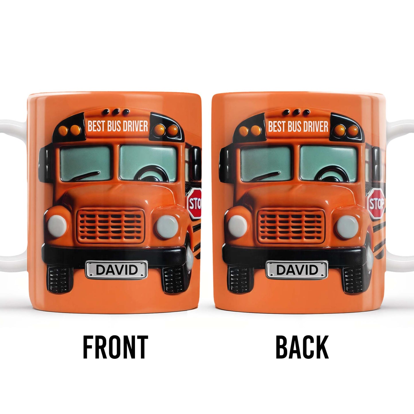 Best Bus Driver Appreciation Gift - Personalized Custom Coffee Mug - BUS001_MG