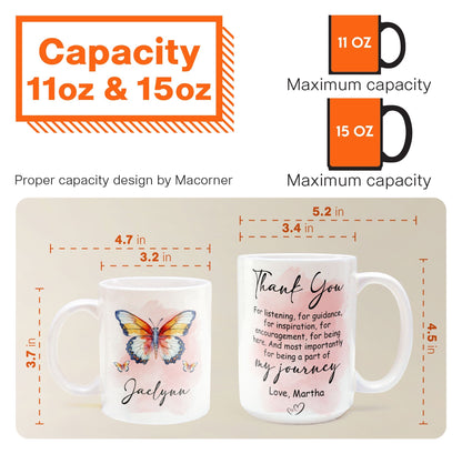 Being A Part Of My Journey - Personalized Mug