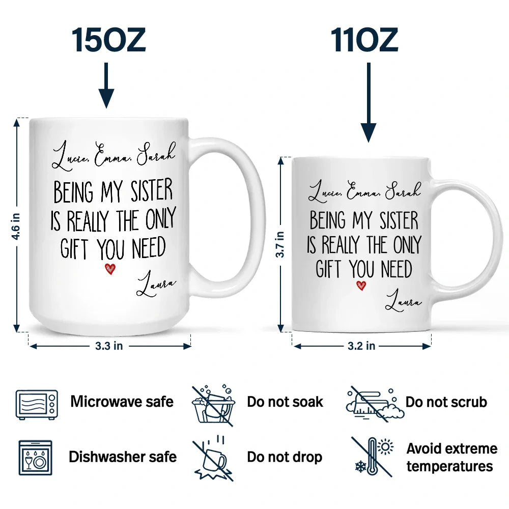 Being My Bestie Is Really The Only Gift You Need - Personalized Mug