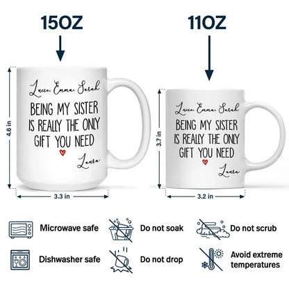 Being My Bestie Is Really The Only Gift You Need - Personalized Mug