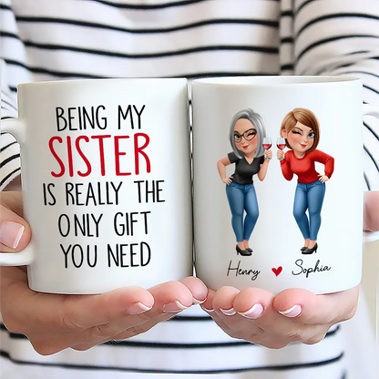 Being My Brother Is Really The Only Gift You Need - Personalized Mug