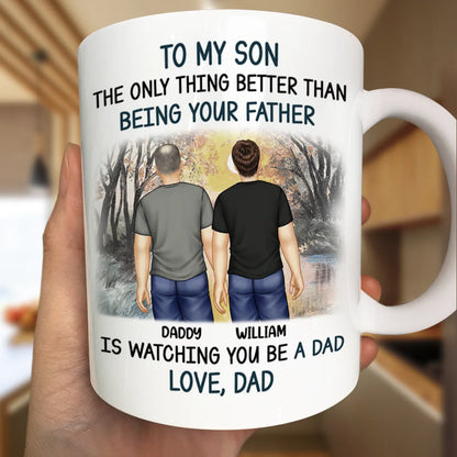 Better Than Being Your Father Grandpa - Personalized Mug