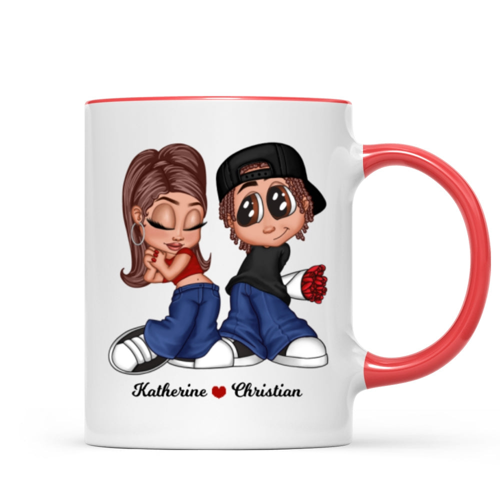 Y2K Couple Personalized Mug, Gift For Him, For Her