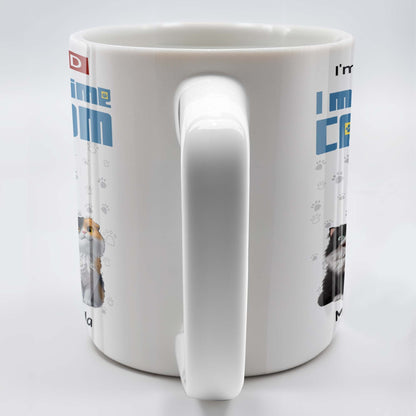 I'm Not Retired I'm A Full-Time Cat Mom - Personalized Custom Coffee Mug - CAT024_MG
