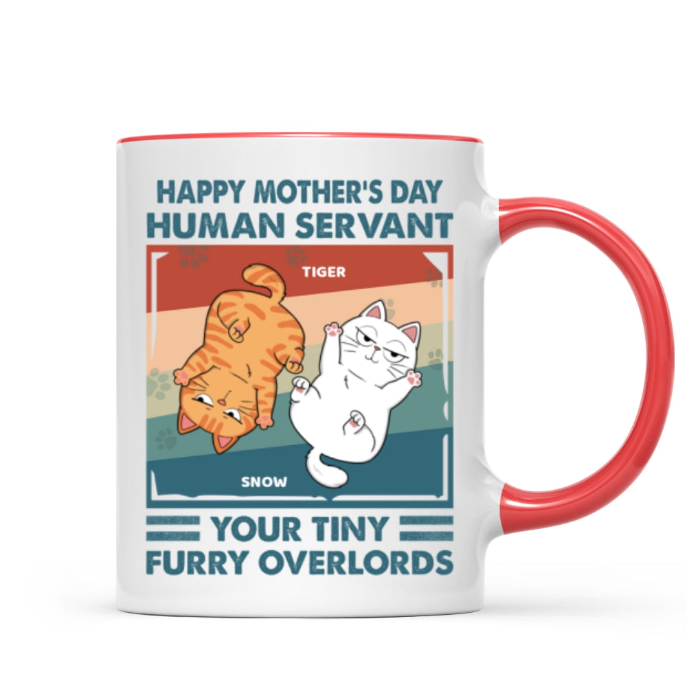 Happy Mother's Day Human Servant Retro Personalized Mug