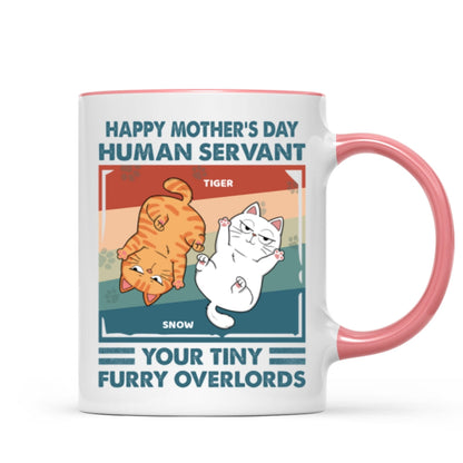 Happy Mother's Day Human Servant Retro Personalized Mug
