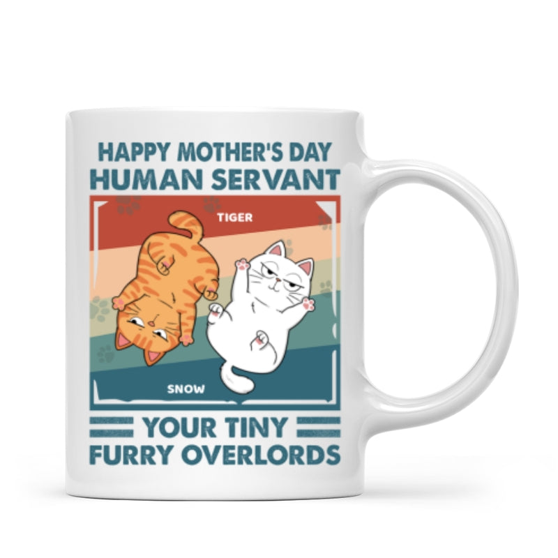 Happy Mother's Day Human Servant Retro Personalized Mug