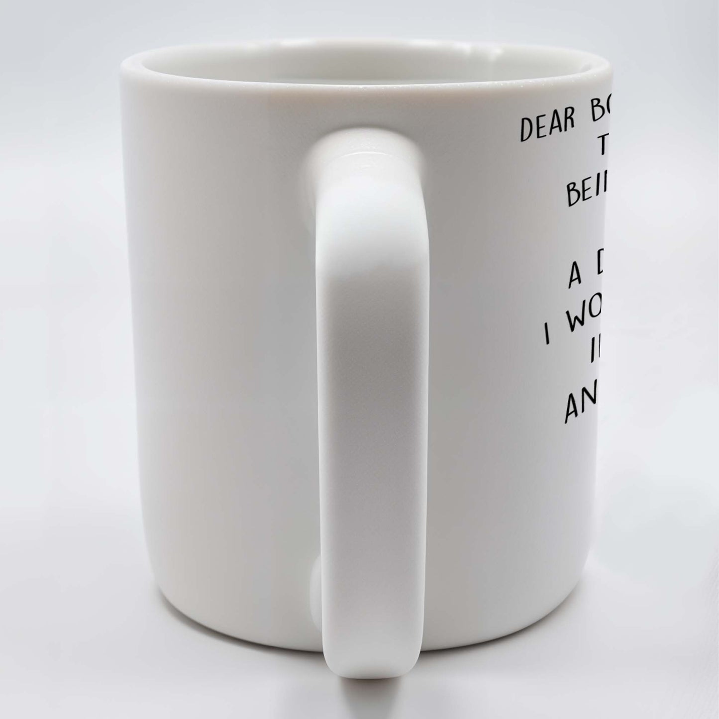 Thanks For Being My Boss Appreciation Coffee Mug - Personalized Custom Coffee Mug - COL028_MG
