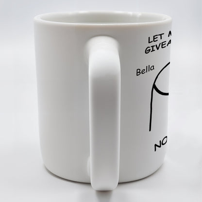 Let Me Check My Giveashitometer Nope Nothing Mug - Personalized Custom Coffee Mug - COL039_MG