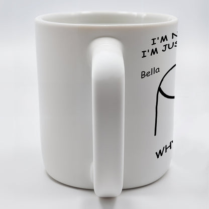 Explaining Why I Am Right Dinosaur Design - Personalized Custom Coffee Mug - COL040_MG