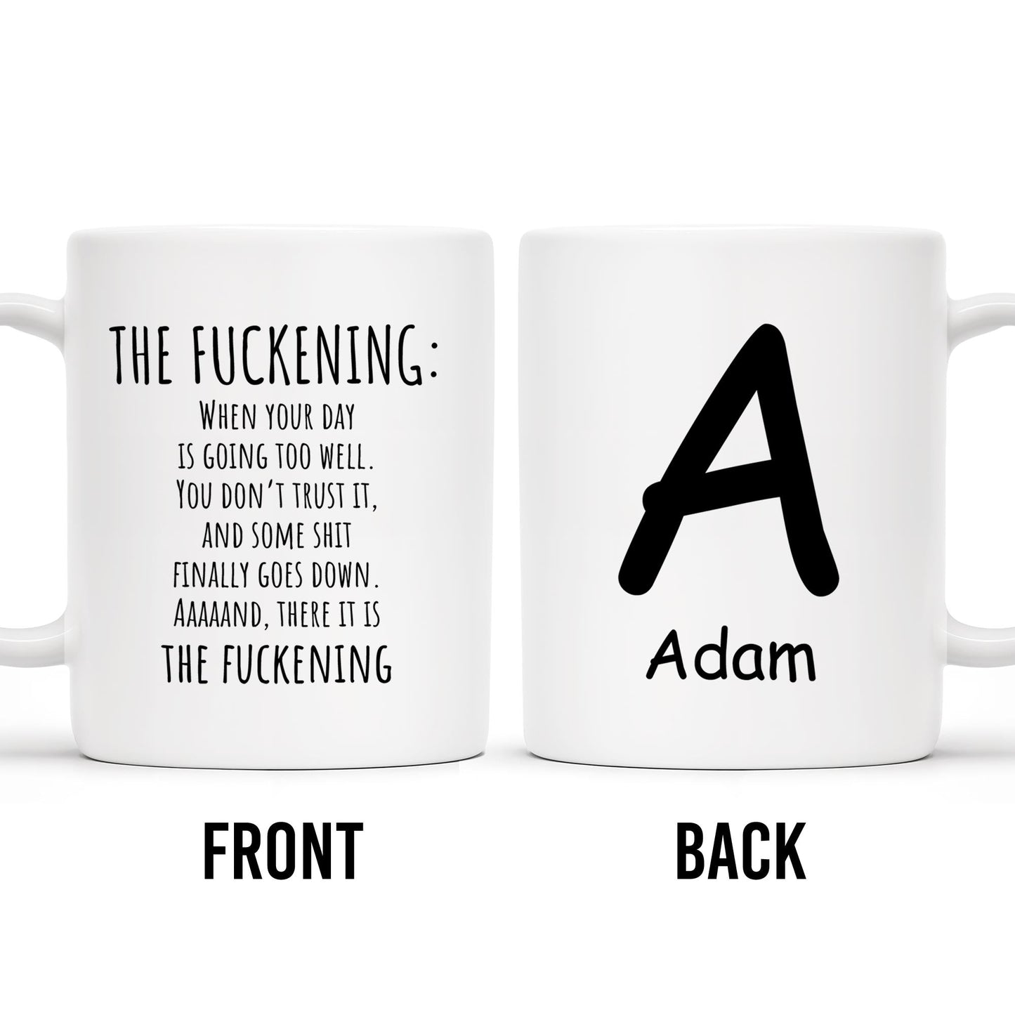 Customize Your Day Going Well Chaos Moment Mug - Personalized Custom Coffee Mug - COL044_MG