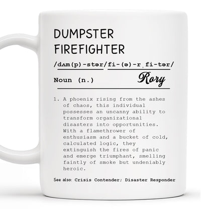 Phoenix Rising From Ashes Of Chaos Mug - Personalized Custom Coffee Mug - COL046_MG