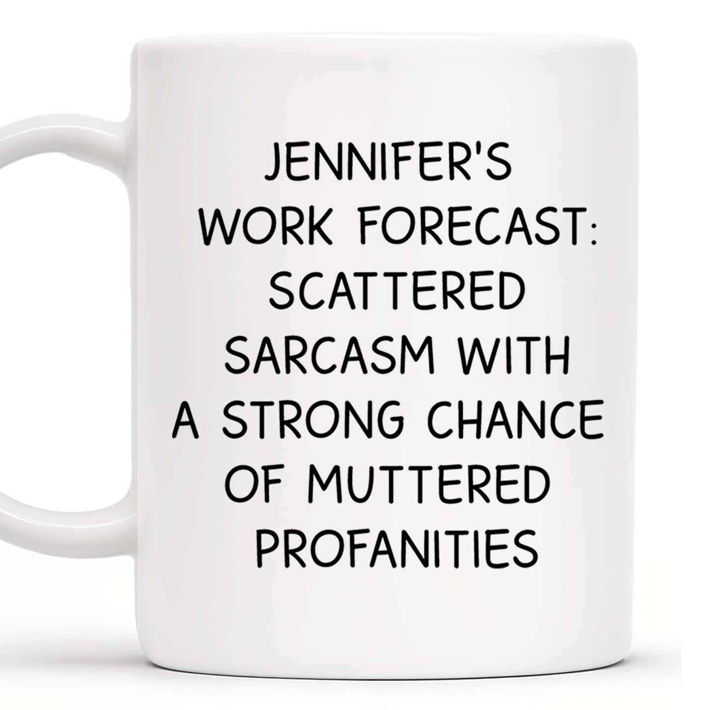 Scattered Sarcasm And Muttered Profanities Mug - Personalized Custom Coffee Mug - COL052_MG