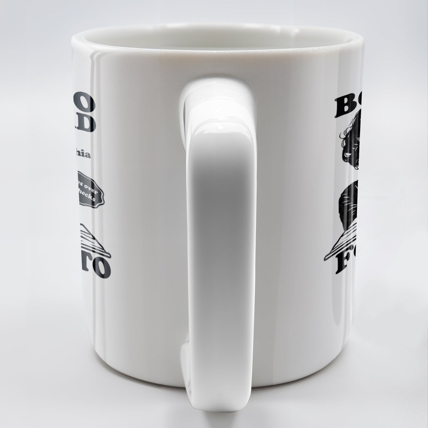 Born to Read Forced to Work Coffee Mug - Personalized Custom Coffee Mug - COL053_MG