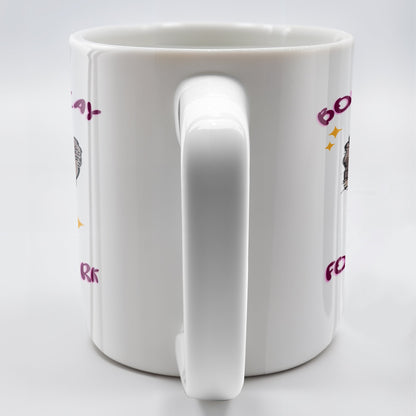 Born To Slay Forced To Work With Cute Hamster Design - Personalized Custom Coffee Mug - COL058_MG