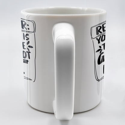Please God Not People Reminder Mug - Personalized Custom Coffee Mug - COL059_MG
