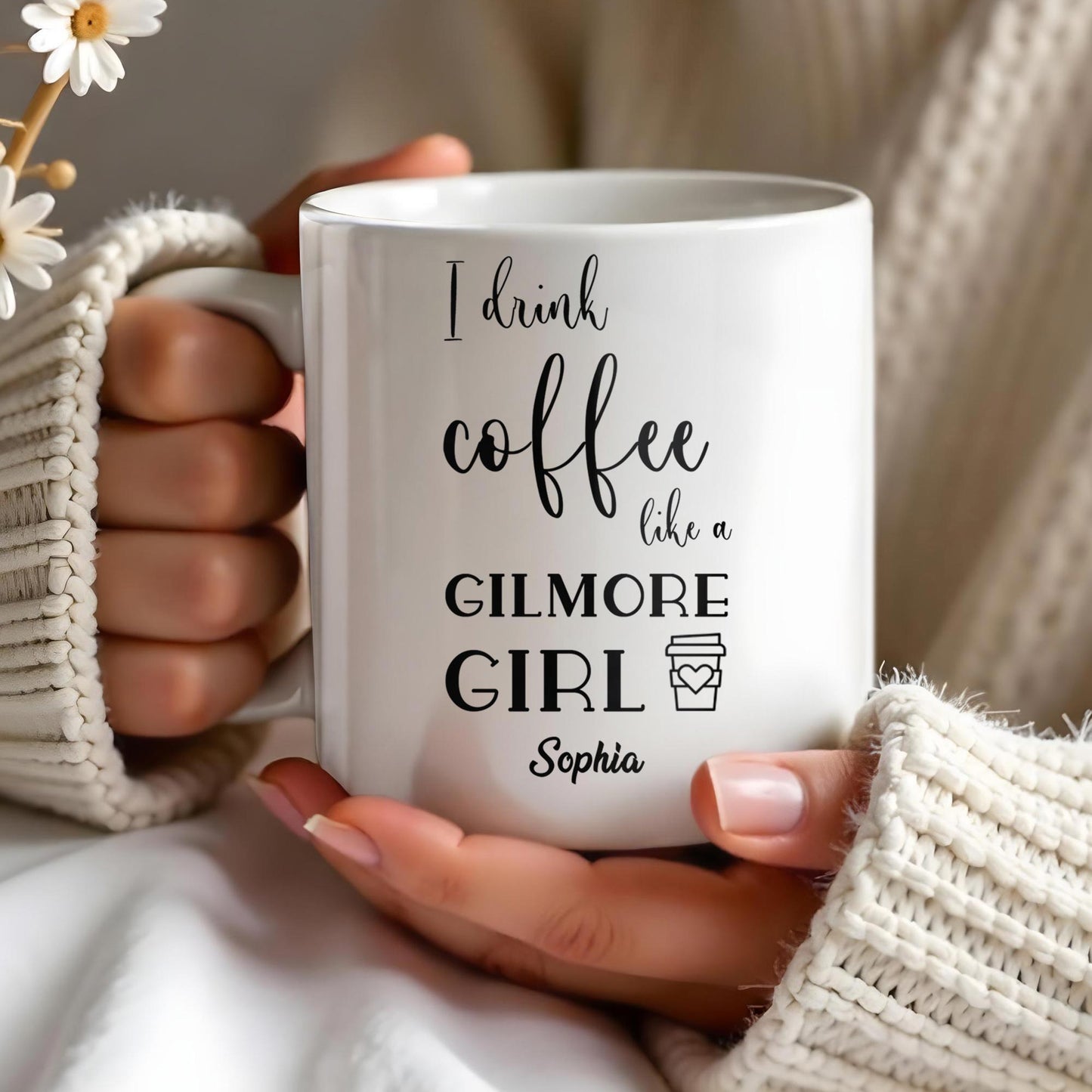 I Drink Coffee Like a Gilmore Girl, TV Series Coffee Mug - Personalized Custom Coffee Mug - COL064_MG