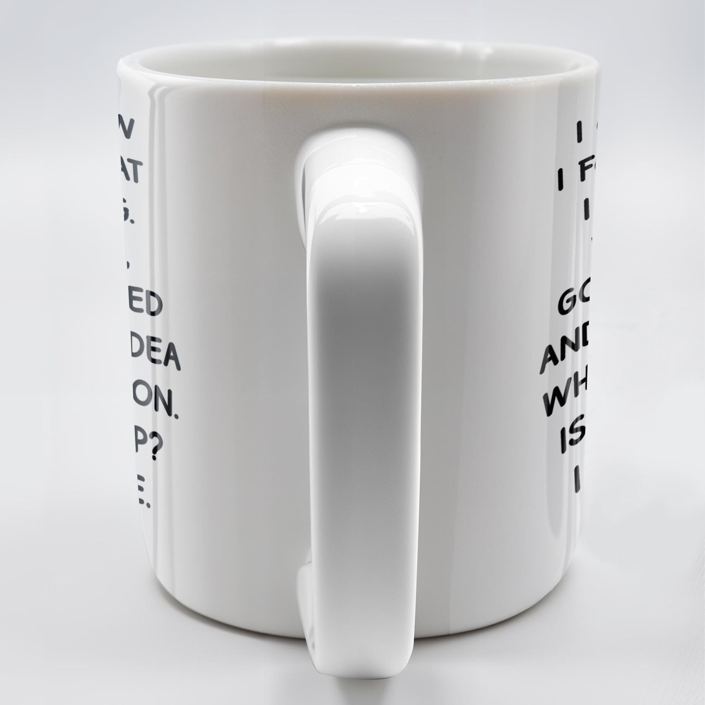 I Came I Saw Funny Quote Cup - Personalized Custom Coffee Mug - COL072_MG