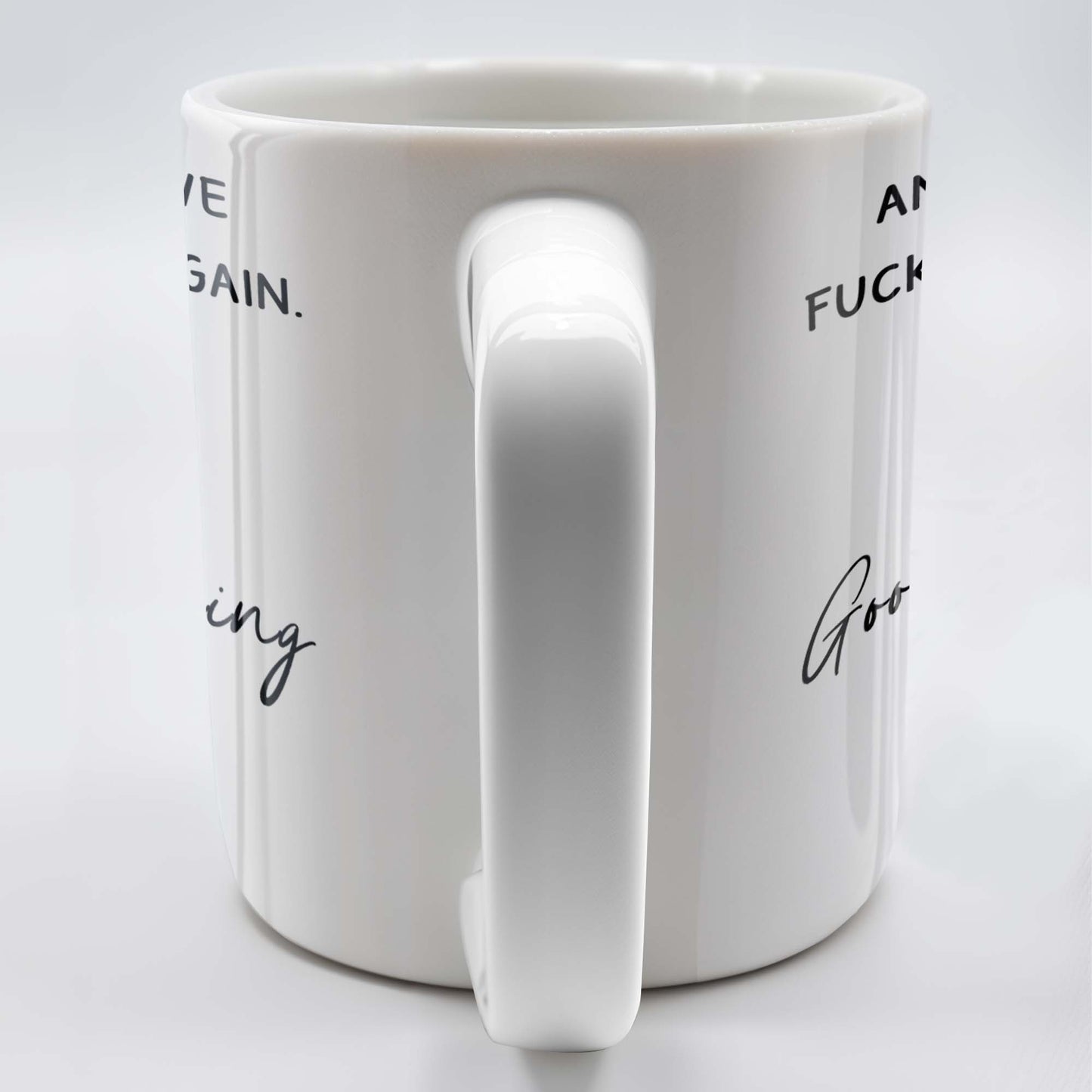 Good Morning Smiling Sun Humorous Quote Mug - Personalized Custom Coffee Mug - COL083_MG