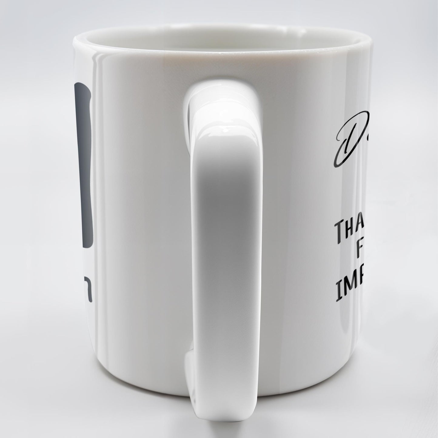 Difference Maker Appreciation Mug With Monogram - Personalized Custom Coffee Mug - COL085_MG