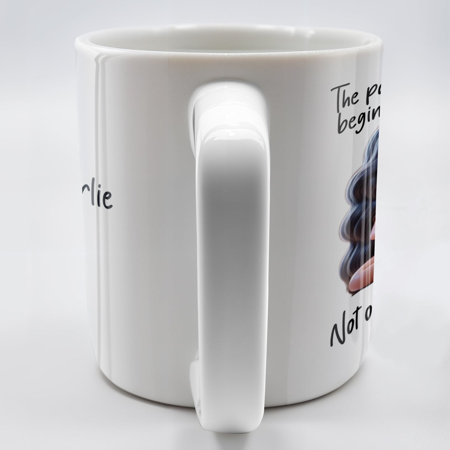 Inner Peace Begins With Four Words Not Our Effing Problem - Personalized Custom Coffee Mug - COL093_MG