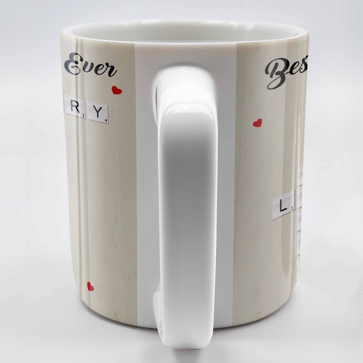 Best Team Ever Scrabble Tiles Heart Design - Personalized Custom Coffee Mug - COL099_MG